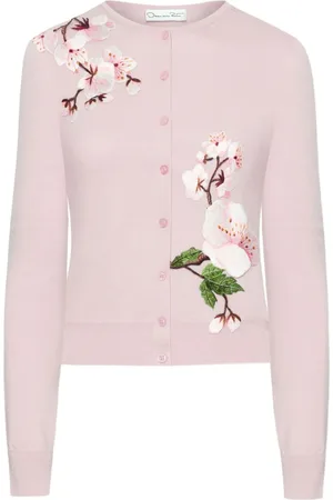 Oscar de la Renta Cardigan a fiori