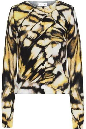 Oscar de la Renta Cardigan con stampa