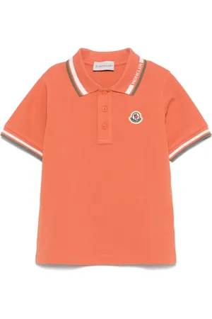 Moncler Polo in piqué di cotone