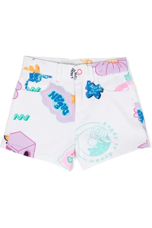 Billieblush Shorts denim con stampa