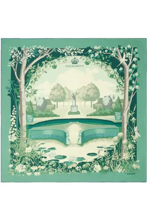 Burberry Foulard Highgrove con stampa