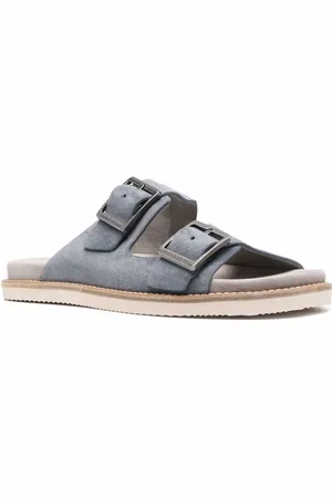 Brunello Cucinelli Sandali slides con fibbia
