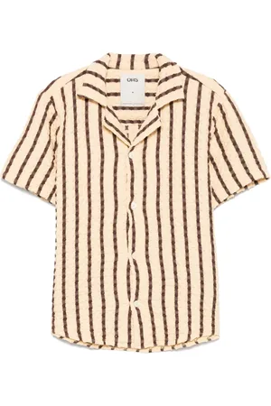 Oas Camicia con lavorazione a nido d