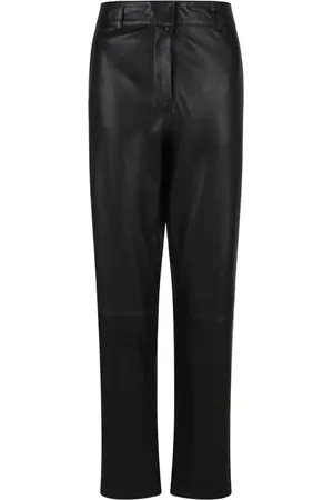 SELECTED Pantaloni dritti in pelle