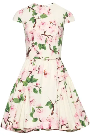 Oscar de la Renta Abito corto in cotone