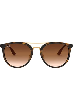 Ray-Ban Occhiali da sole squadrati con effetto tartarugato