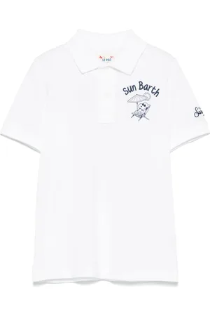 MC2 SAINT BARTH Graphic-print polo shirt