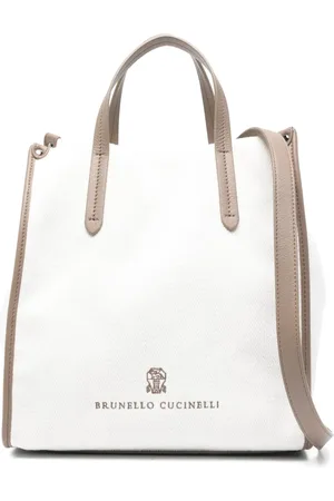 Brunello Cucinelli Borsa tote con ricamo