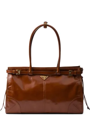Prada Borsa tote Bonnie grande in pelle