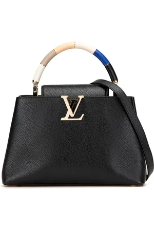 LOUIS VUITTON 2021-2024 Taurillon Capucines MM satchel