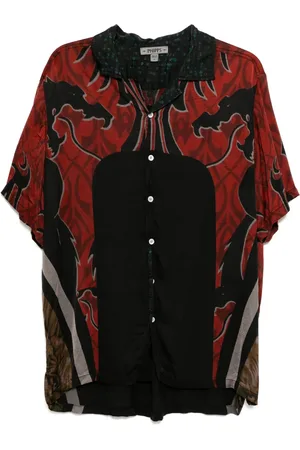 Stain Shade Camicia con stampa grafica