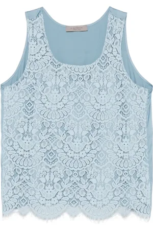 D.EXTERIOR Top in pizzo a fiori