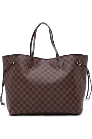 LOUIS VUITTON 2013 Damier Ebene Neverfull GM tote bag