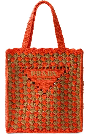 Prada Crochet-knit tote bag