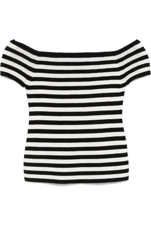ERIC BOMPARD Top Bardot a righe