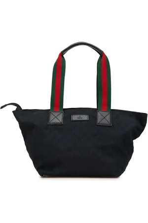 Gucci Borsa a mano con tela GG e nastro Web 2000-2015