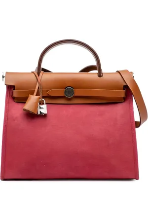 Hermès Borsa a tracolla Herbag Zip 31 in tela Toile 2015