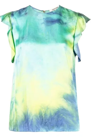 Roberto Cavalli Blusa con fantasia tie dye