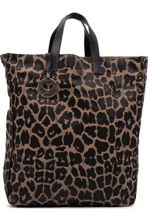 Fendi 2010-2024 Leopard Print Canvas tote bag