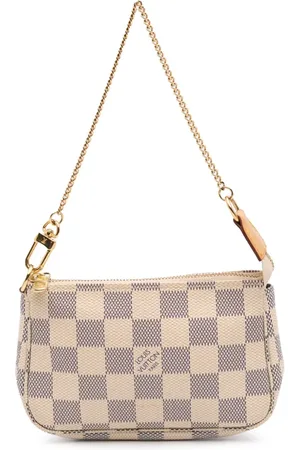 LOUIS VUITTON 2010 Damier Azur Mini Pochette Accessoires handbag