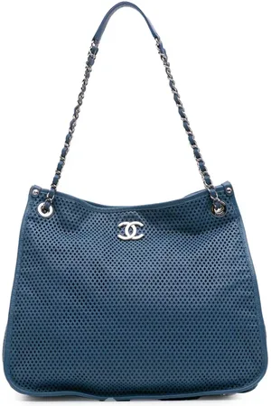 CHANEL 2012-2013 Perforated Calfskin Up In The Air tote bag