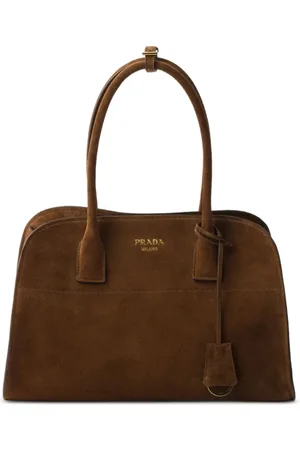 Prada Medium suede tote bag