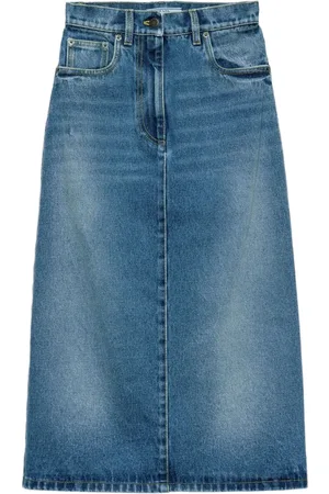 Prada Denim midi skirt