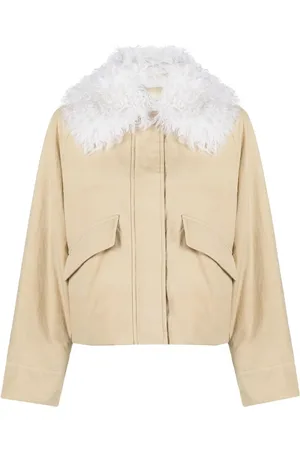 Durazzi Milano Giacca con colletto in shearling