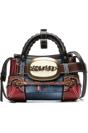 Dsquared2 Borsa a tracolla con design patchwork