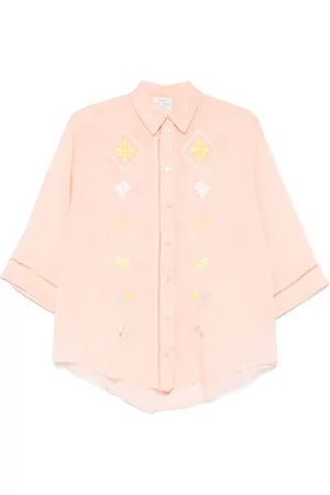FORTE FORTE Camicia con ricamo a fiori