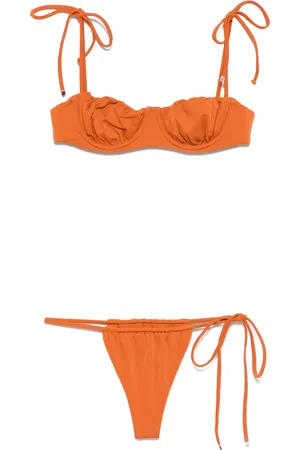 The Attico Bikini con ruches