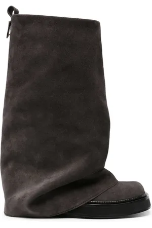 The Attico Stivali in pelle Robin a strati