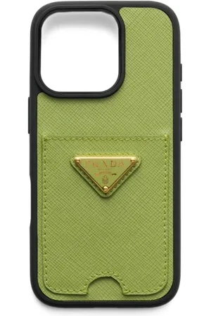 Prada Saffiano leather iPhone 16 Pro case