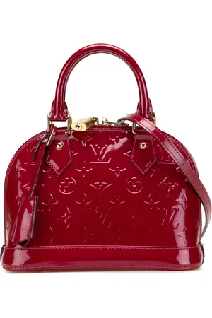 LOUIS VUITTON 2015 Monogram Vernis Alma BB satchel