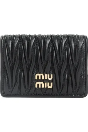 Miu Miu Matelass?? leather wallet