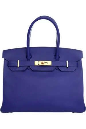 Hermès Borsa a mano Birkin Retourne 30 in pelle Epsom 2014