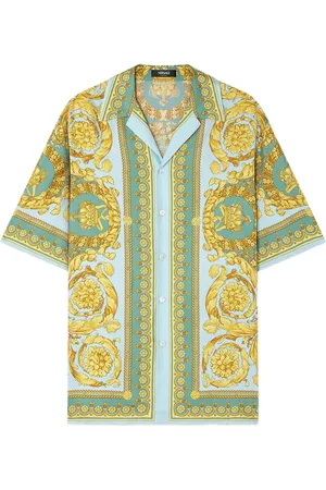 VERSACE Barocco-print short-sleeve shirt