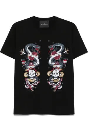 John Richmond T-shirt con stampa grafica