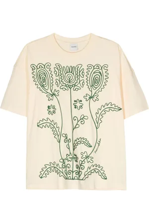 Nanushka T-shirt Wren con ricamo a fiori