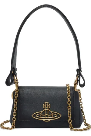 Vivienne Westwood Orb-plaque leather shoulder bag
