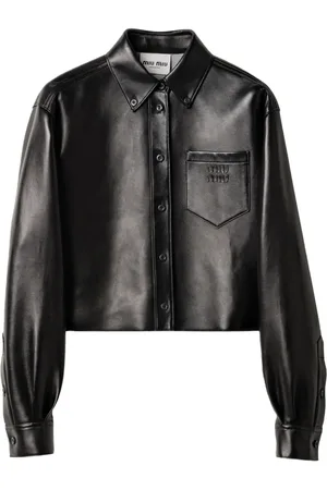 Miu Miu Leather shirt jacket