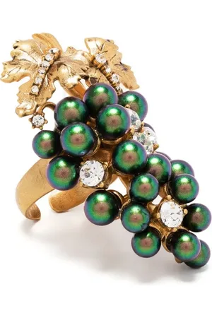 Roberto Cavalli Anello Grape con cristalli