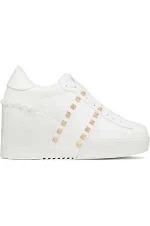 VALENTINO GARAVANI Sneakers Open Disco con zeppa 85mm