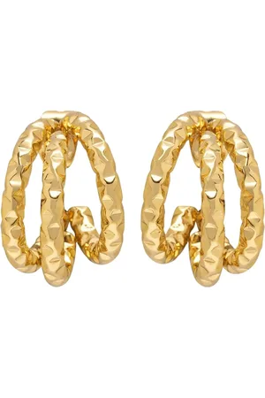 Nialaya Triple Hoop earrings