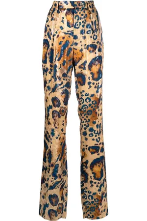 Roberto Cavalli Pantaloni dritti con stampa