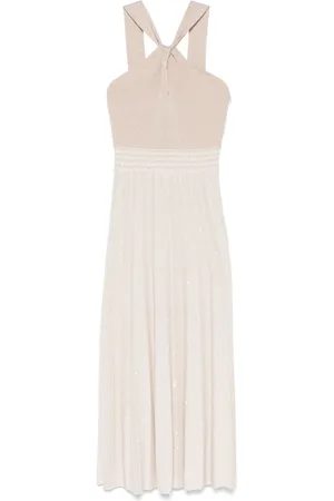 D.EXTERIOR Abito midi in maglia fine