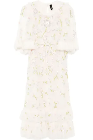Needle & Thread Abito Dandelion Gloss Ballerina con paillettes