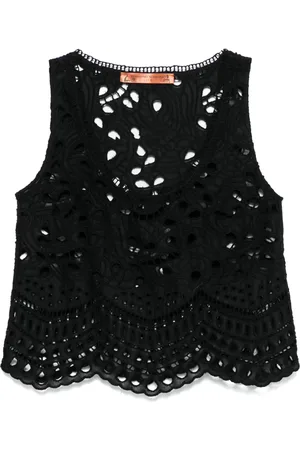 ERMANNO SCERVINO Top in pizzo sangallo