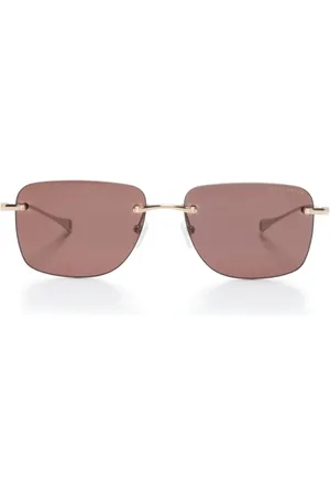 DITA EYEWEAR Occhiali da sole squadrati con montatura a giorno