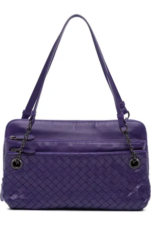 Bottega Veneta 2012-2024 Nappa Intrecciato Triple Zip shoulder bag